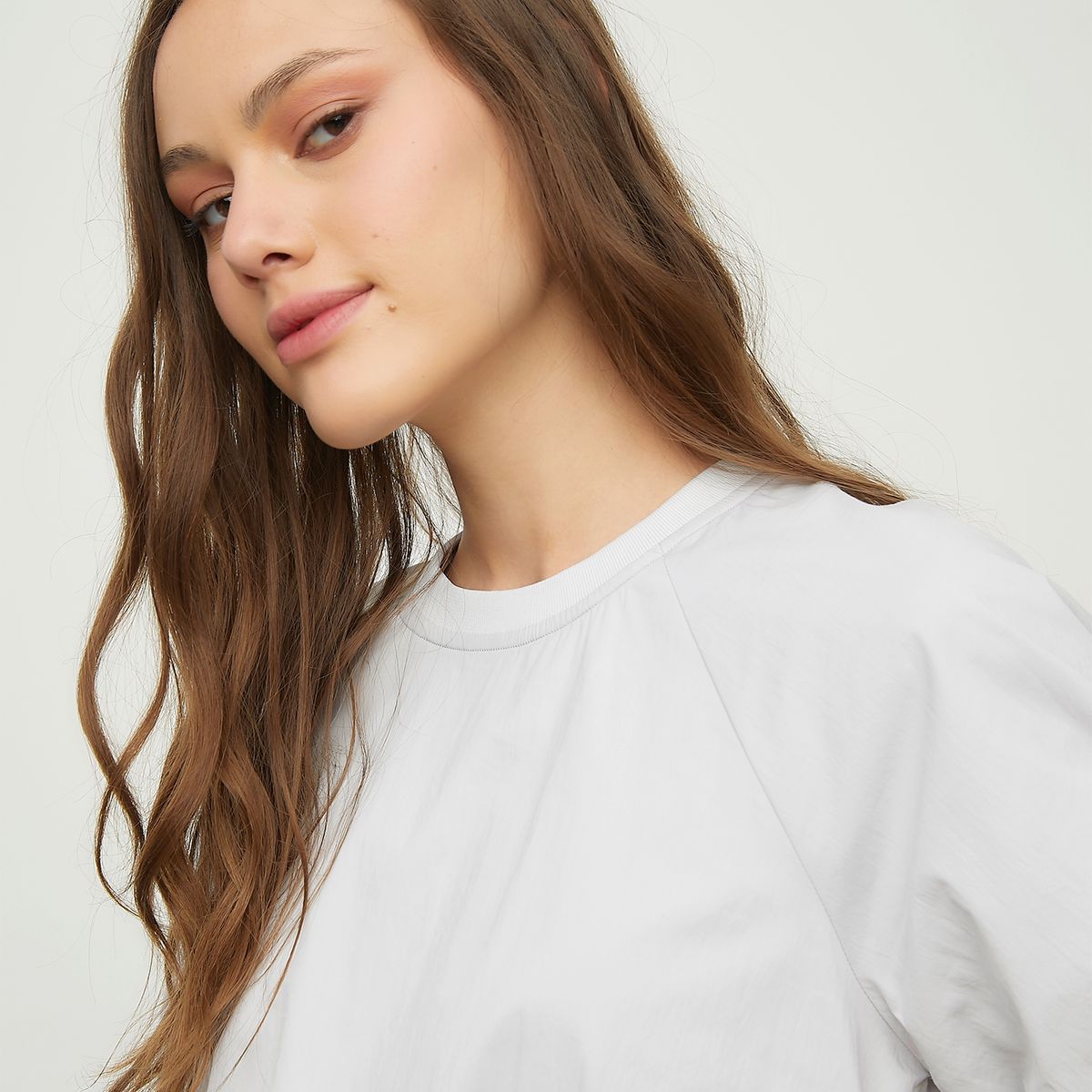 SYBILLA - Blusa Manga Corta Algodón Mujer Sybilla