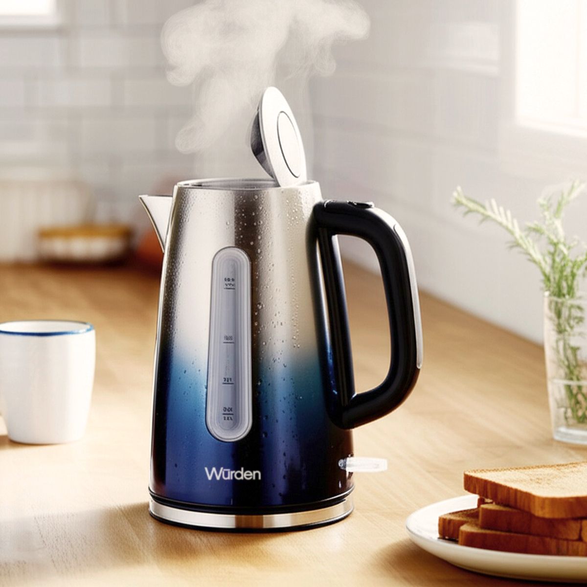 WURDEN - Hervidor Eléctrico Wurden Acero Inoxidable 1.7 L