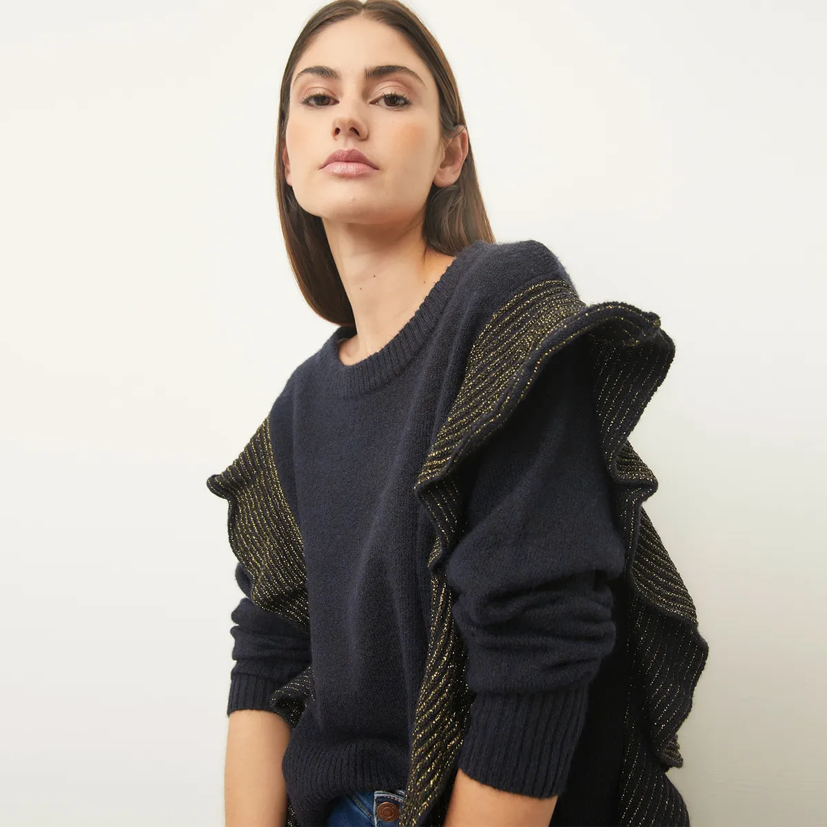 BASEMENT - Sweater Manga Larga Mujer Basement