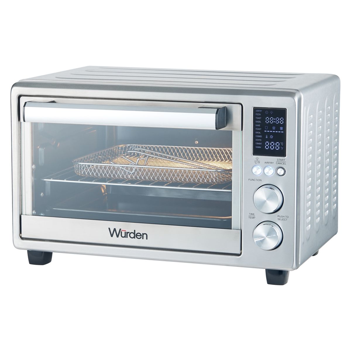 WURDEN - Horno Eléctrico con Freidora de Aire Wurden 25 Litros