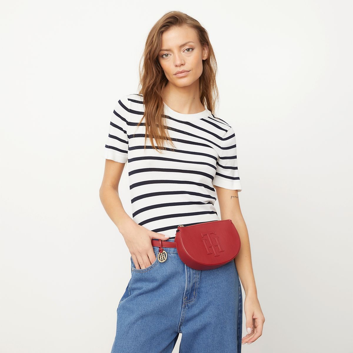 TOMMY HILFIGER - Morral Rojo Mujer Tommy Hilfiger