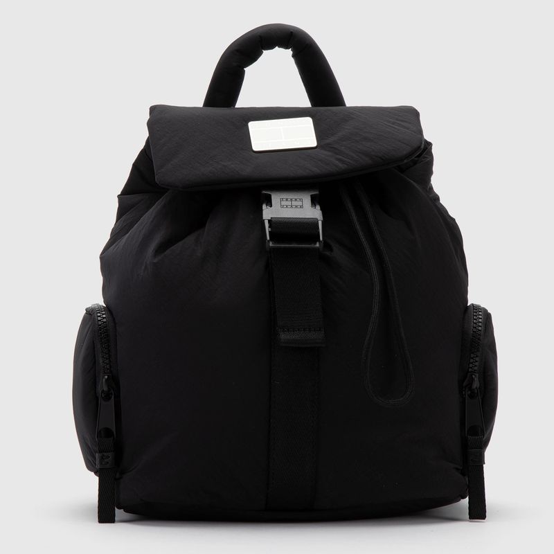 TOMMY HILFIGER - Mochila Negra Mujer Tommy Hilfiger