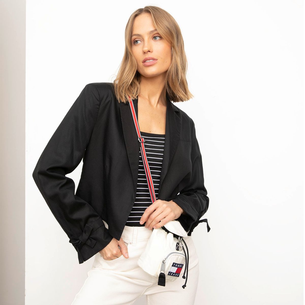 TOMMY HILFIGER - Mochila Blanca Mujer Tommy Hilfiger