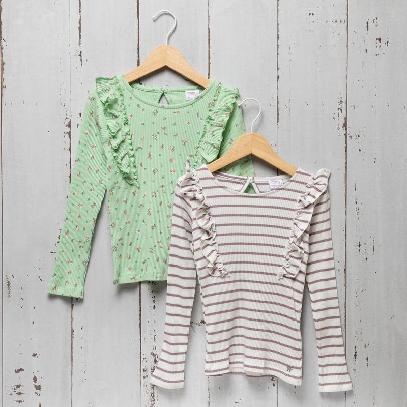 YAMP - Pack 2 Poleras Niña Algodón Yamp