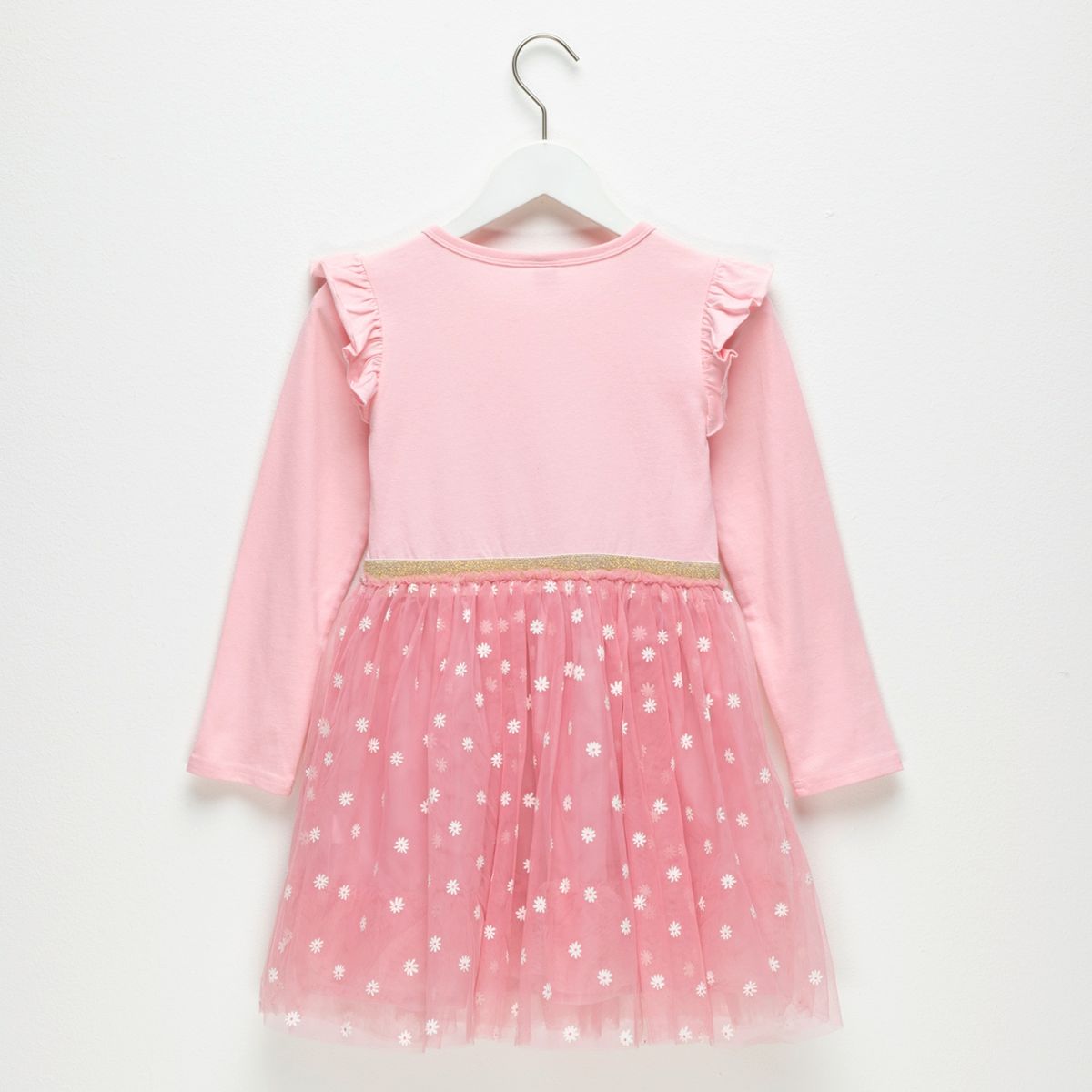 YAMP - Vestido Niña Polialgodón Con Accesorio Yamp