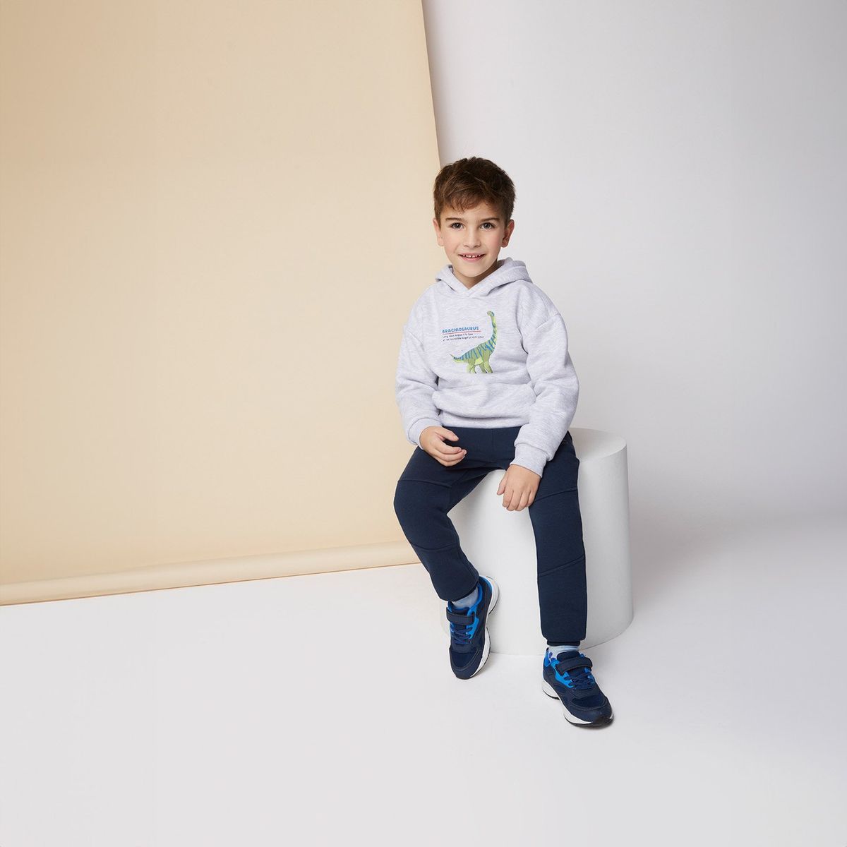 YAMP - Polerón Niño Algodón Afranelado Con Capucha Yamp