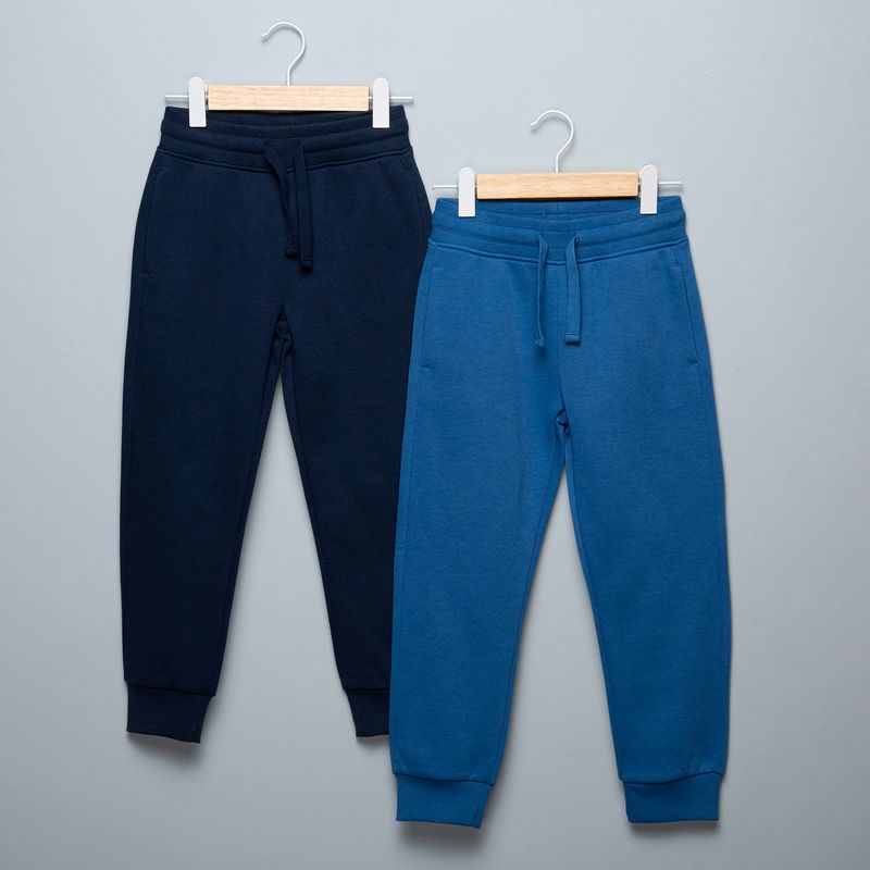 YAMP - Pack 2 Pantalones Buzo Niño Algodón Afranelado Yamp