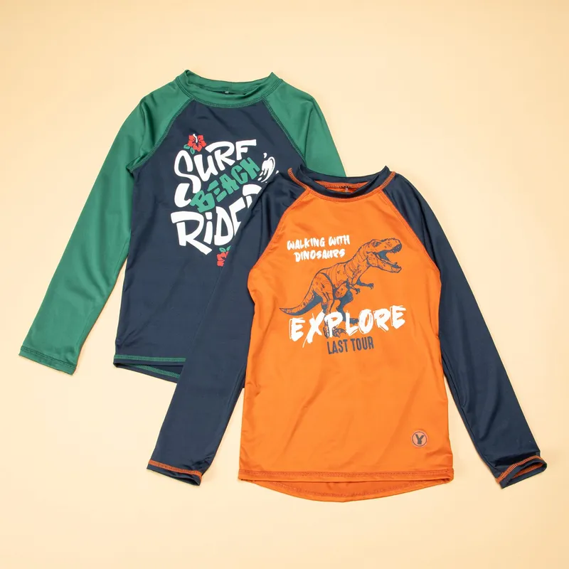YAMP - Pack 2 Poleras Niño Protección Uv Yamp