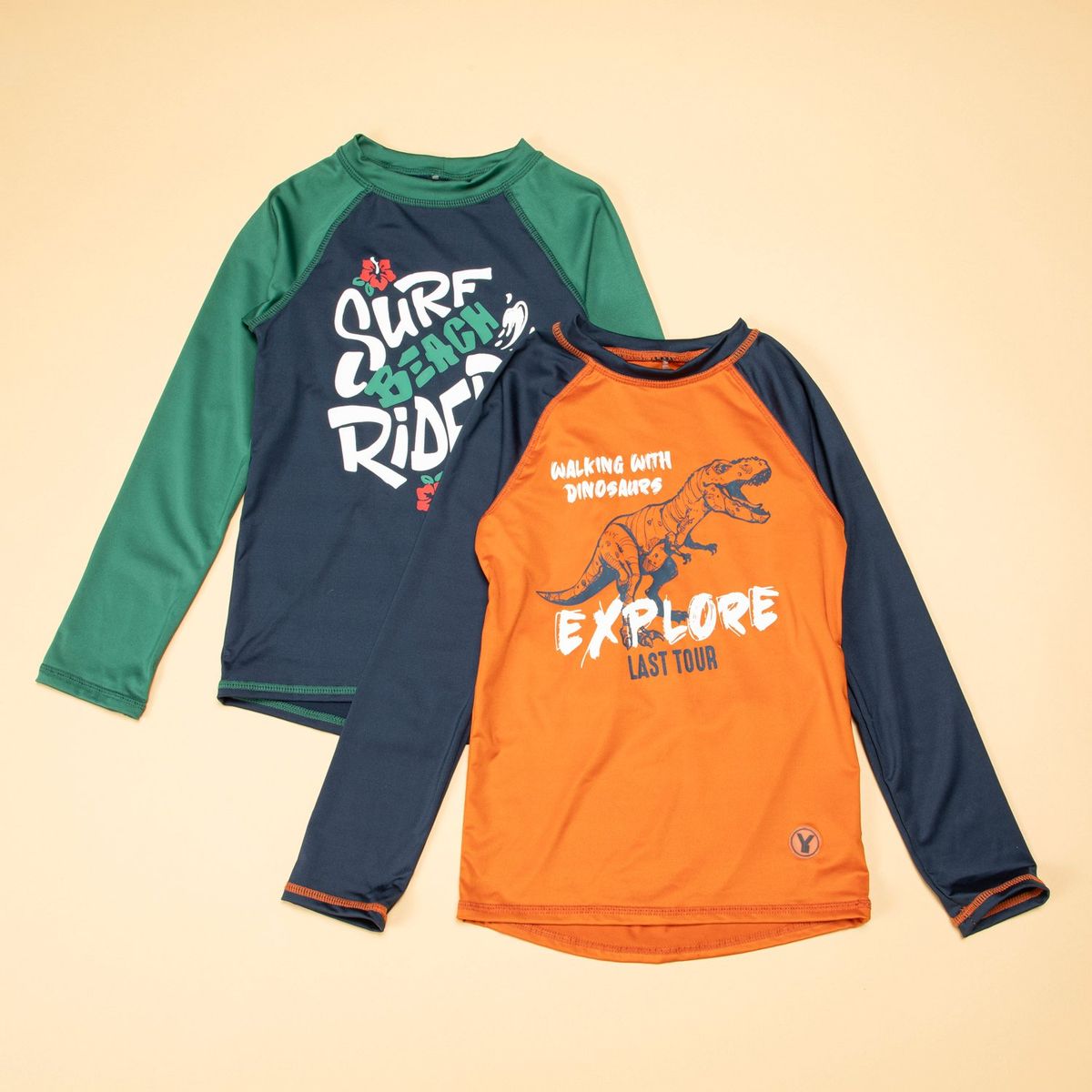 YAMP - Pack 2 Poleras Niño Protección Uv Yamp