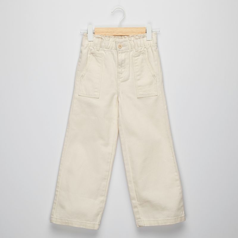 YAMP - Pantalón Niña Algodón Cintura Elásticada Yamp
