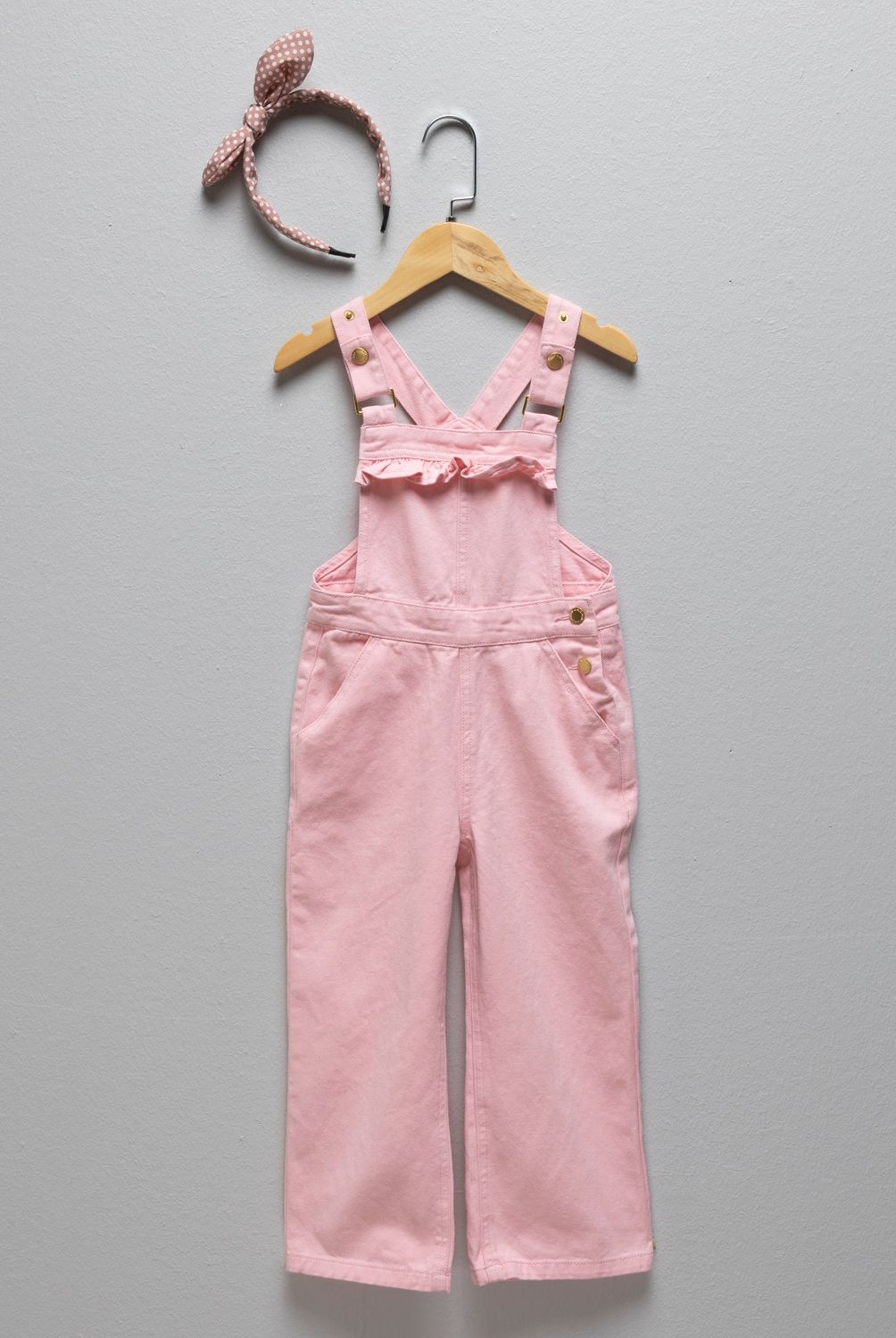 YAMP - Jardineras Niña Denim Con Accesorio Yamp