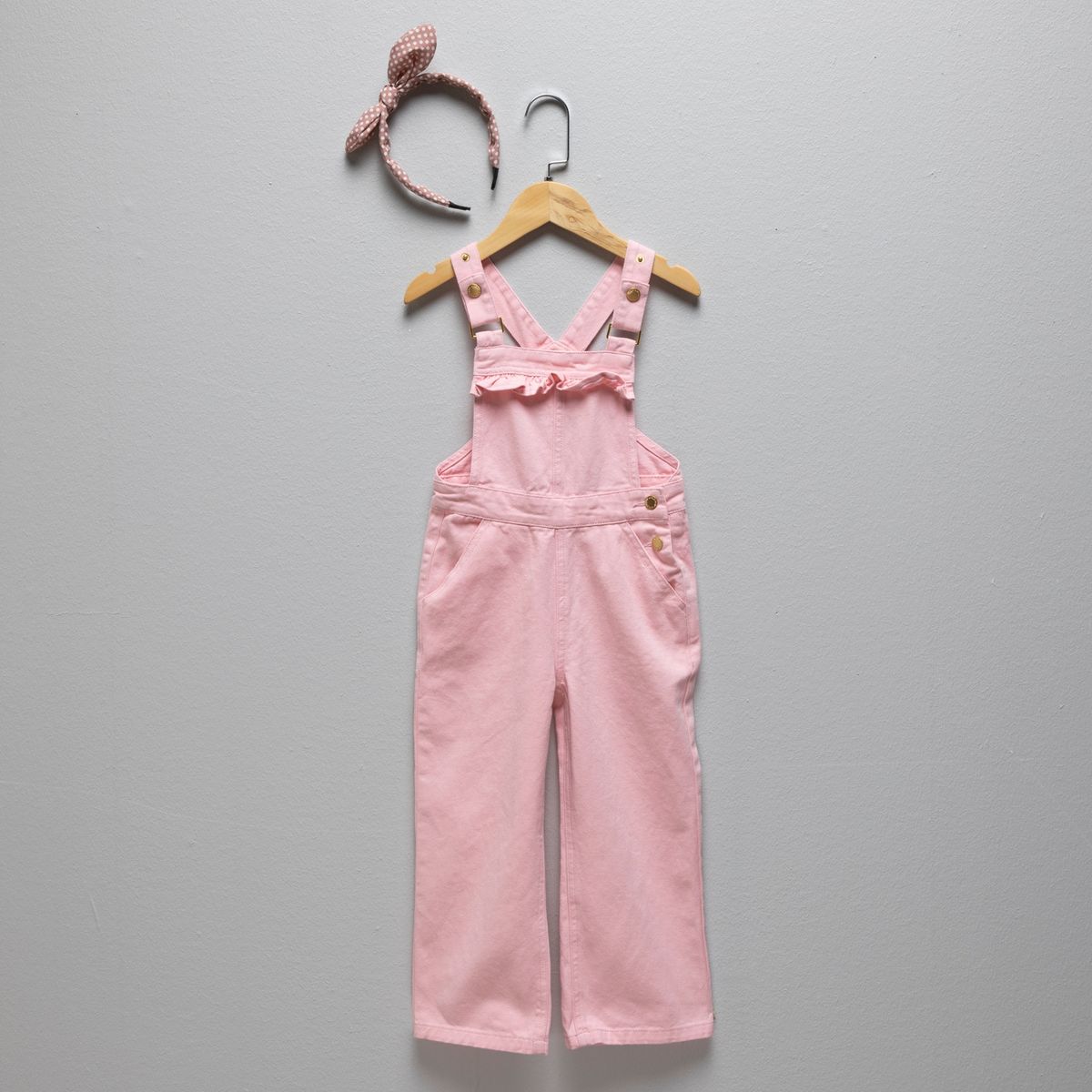 YAMP - Jardineras Niña Denim Con Accesorio Yamp