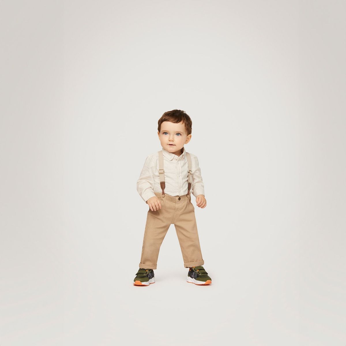 YAMP - Conjunto Pantalón con Suspensores Más Camisa Bebé Niño Yamp