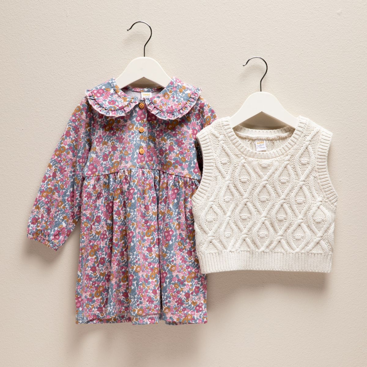 YAMP - Conjunto Vestido Más Sweater Bebé Niña Yamp