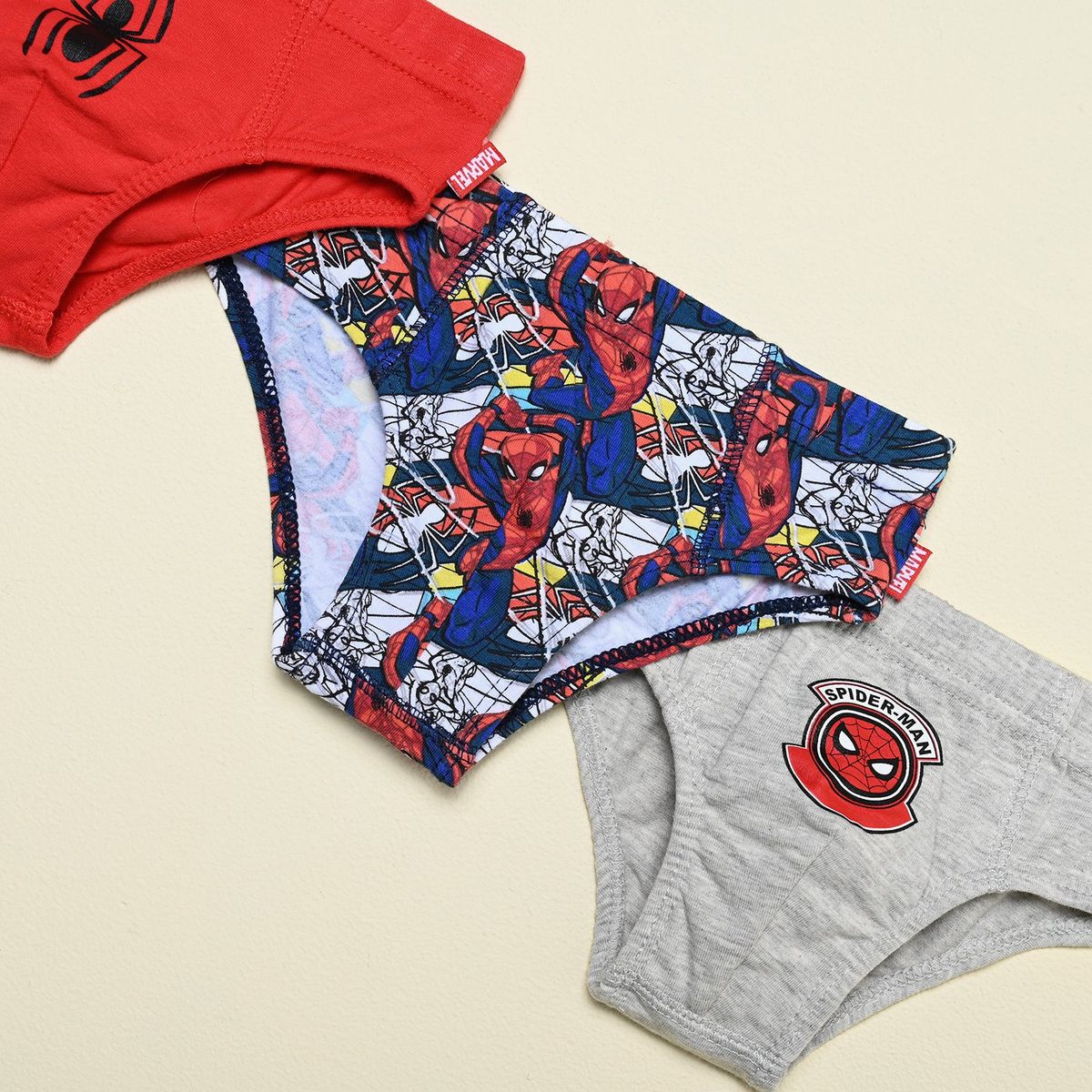 SPIDER MAN - Pack De 3 Calzoncillos Niño Spider-Man