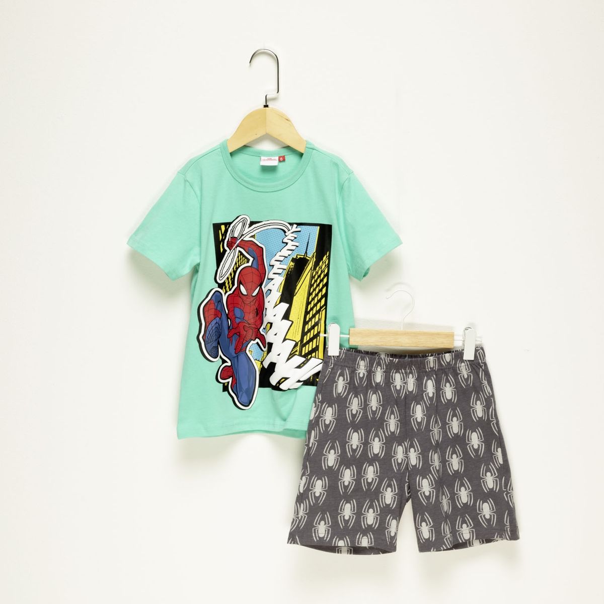 MARVEL - Pijama Niño Algodón Spider Man Marvel