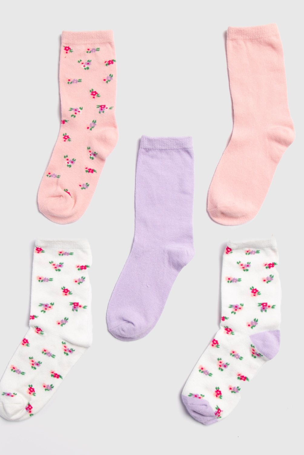 YAMP - Calcetines de Vestir Niña Yamp Algodón Diseño Flores