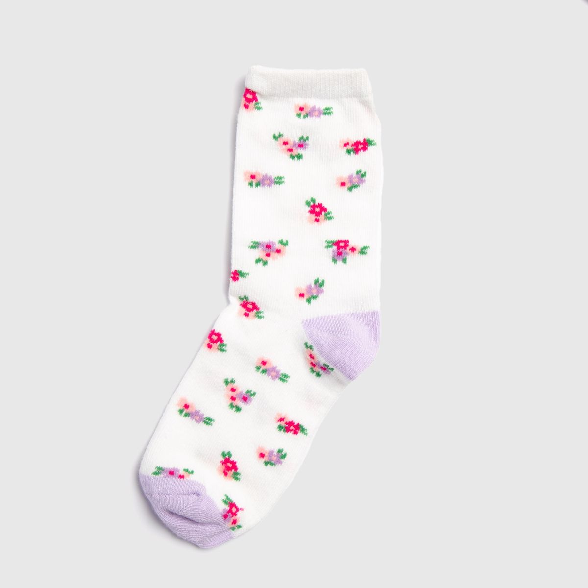 YAMP - Calcetines de Vestir Niña Yamp Algodón Diseño Flores