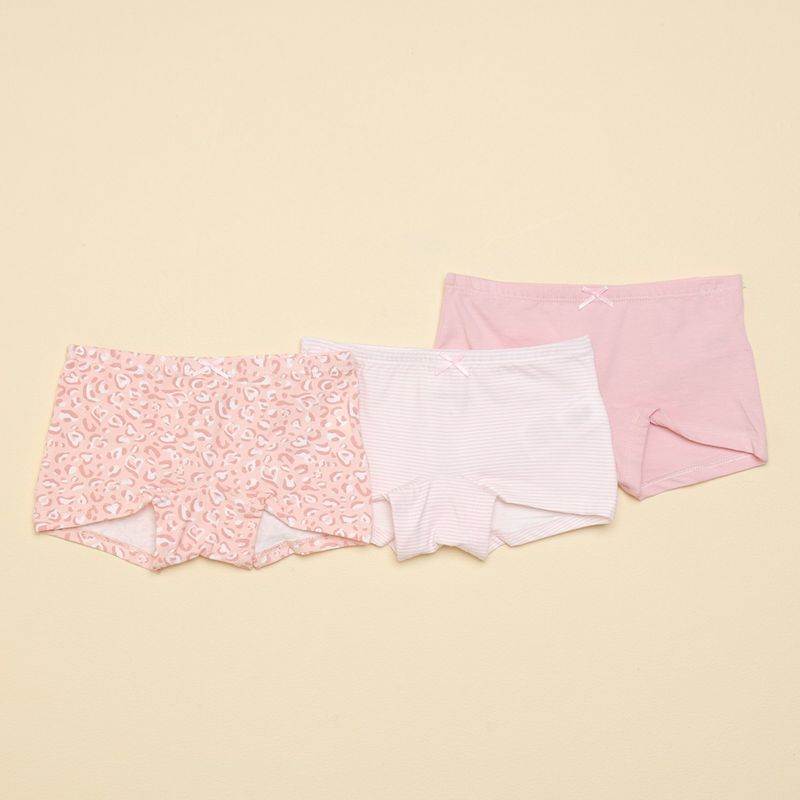 YAMP - Pack 3 Calzones Niña Algodón Yamp Animal Print y Rayas