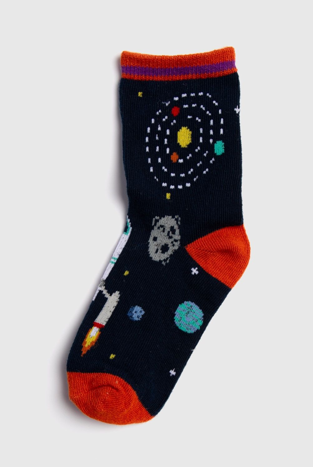YAMP - Set de Calcetines Niño Yamp Algodón Diseño Espacial 5 Pares