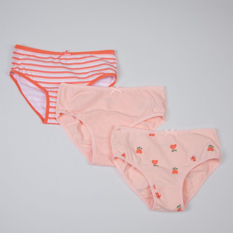 YAMP - Pack de 3 Calzones Algodón Yamp Niña con Estampados