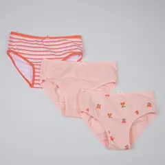 YAMP - Pack de 3 Calzones Algodón Niña con Estampados