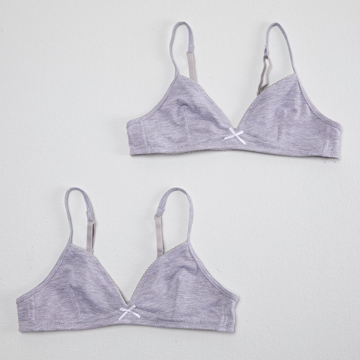 ELEVEN - Pack 2 Sostenes Niña Algodón Eleven Diseño Print Sin Arco