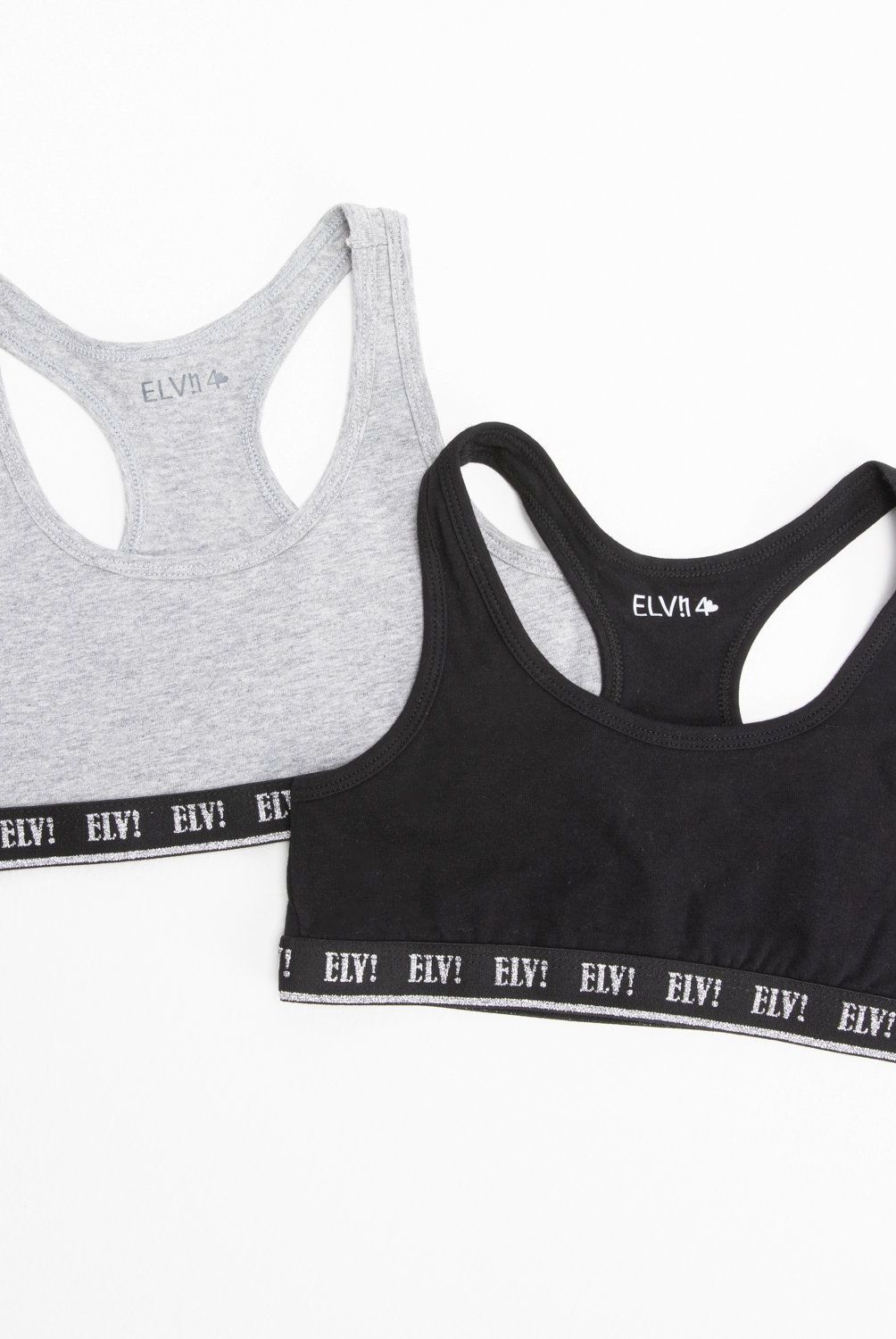 ELEVEN - Pack de Sostenes Deportivos Niña Eleven Algodón Diseño Liso