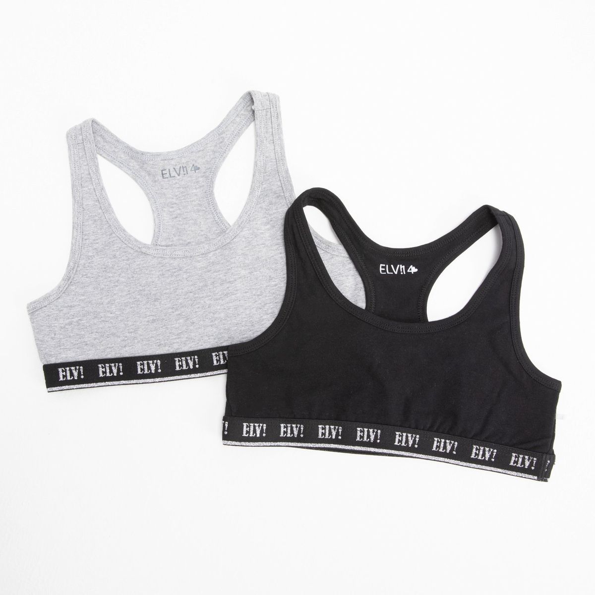 ELEVEN - Pack de Sostenes Deportivos Niña Eleven Algodón Diseño Liso