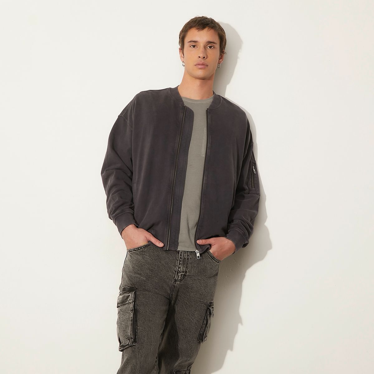 AMERICANINO - Polerón Bomber Hombre Americanino