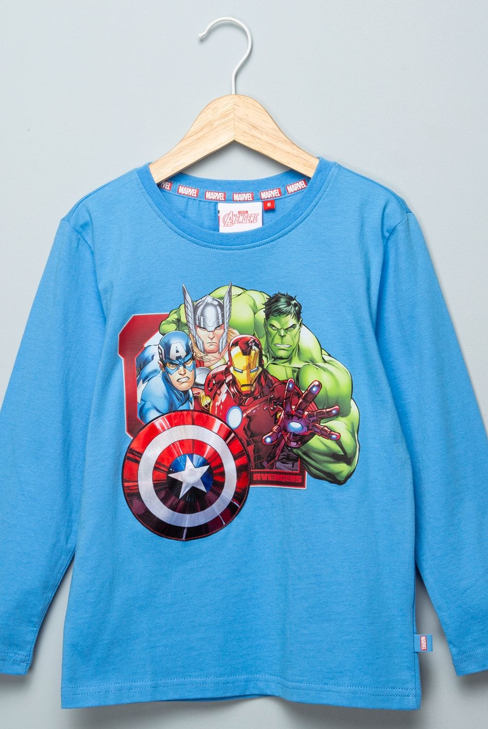 AVENGERS - Polera Niño Algodón Avengers