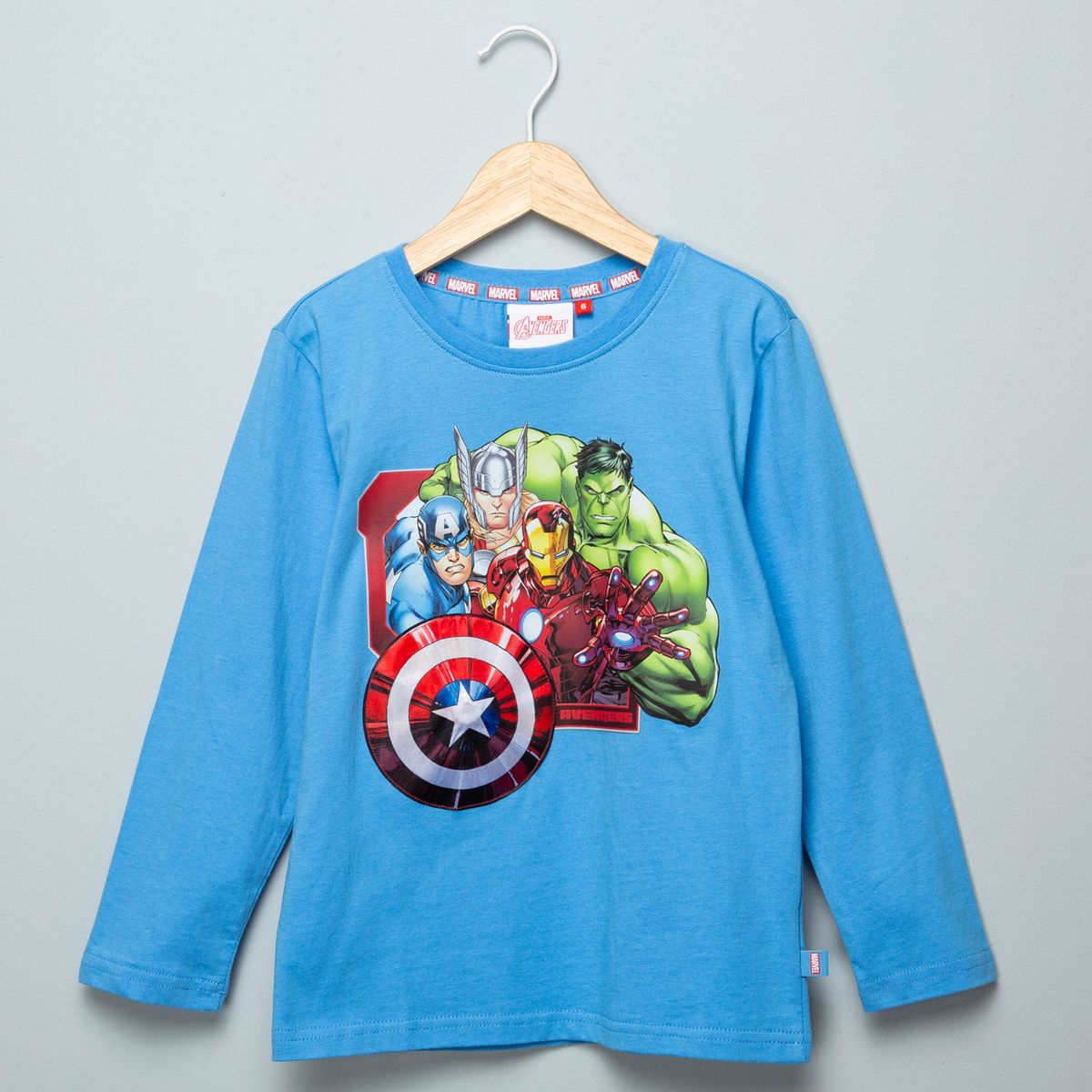 AVENGERS - Polera Niño Algodón Avengers