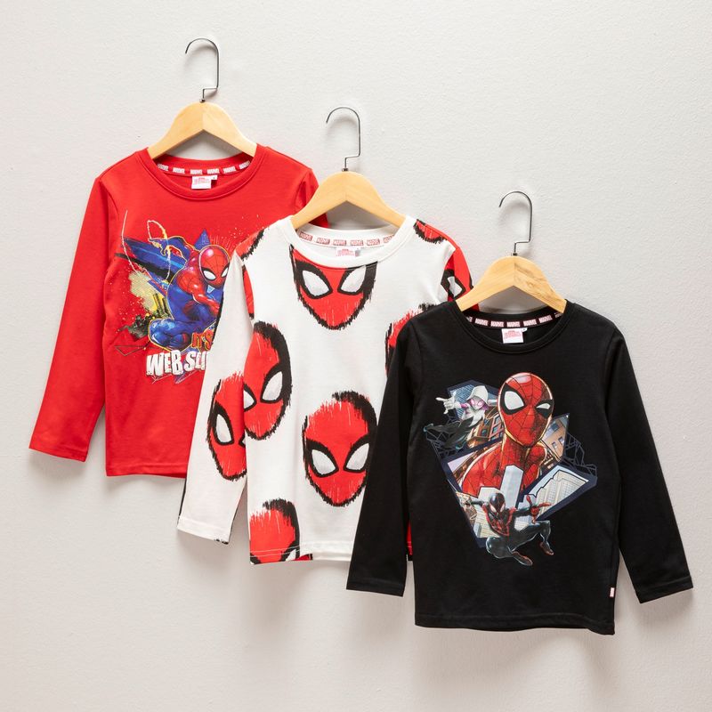 MARVEL - Pack 3 Poleras Niño Marvel