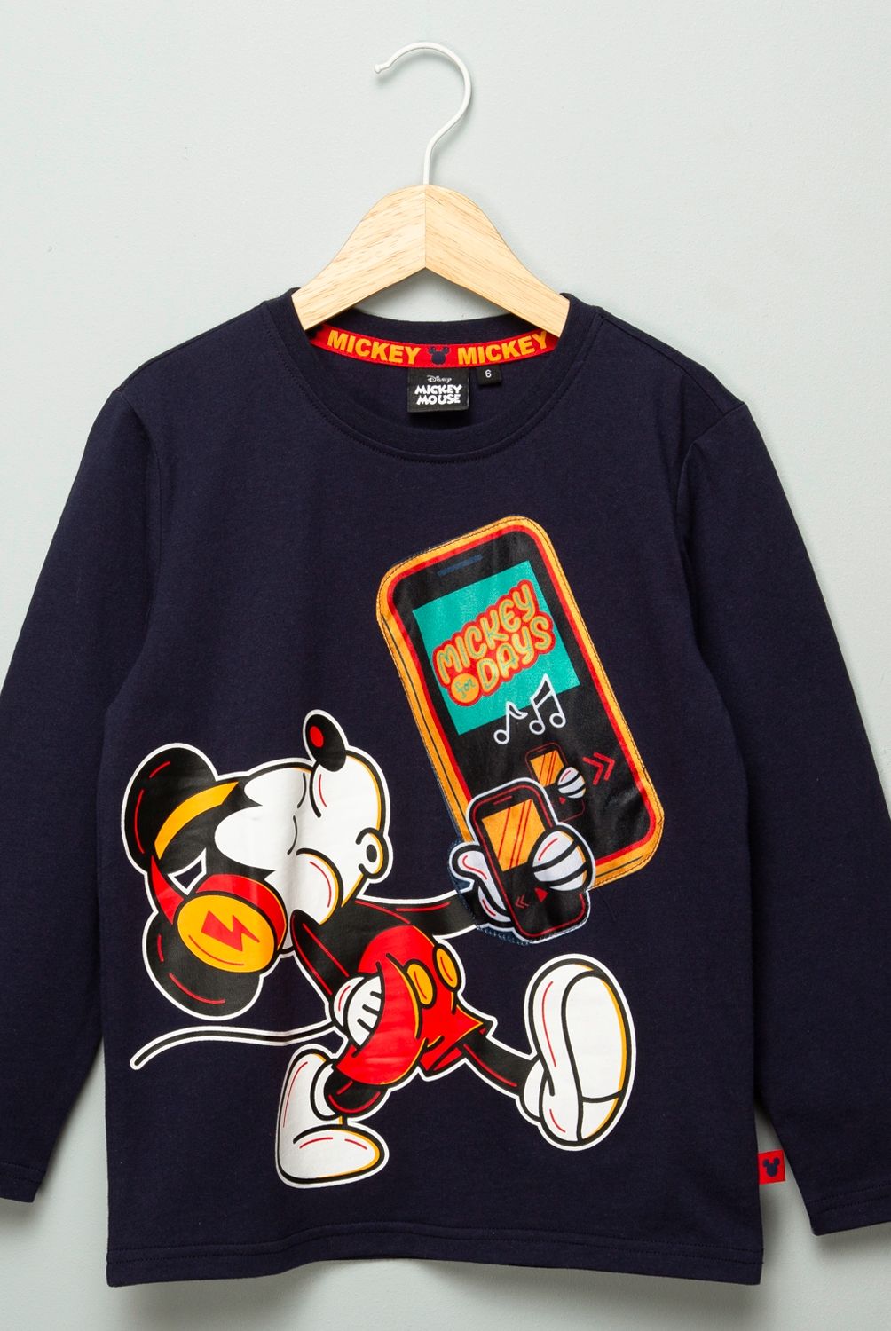 STD CHARACTERS - Polera Luces Niño Mickey Std Characters
