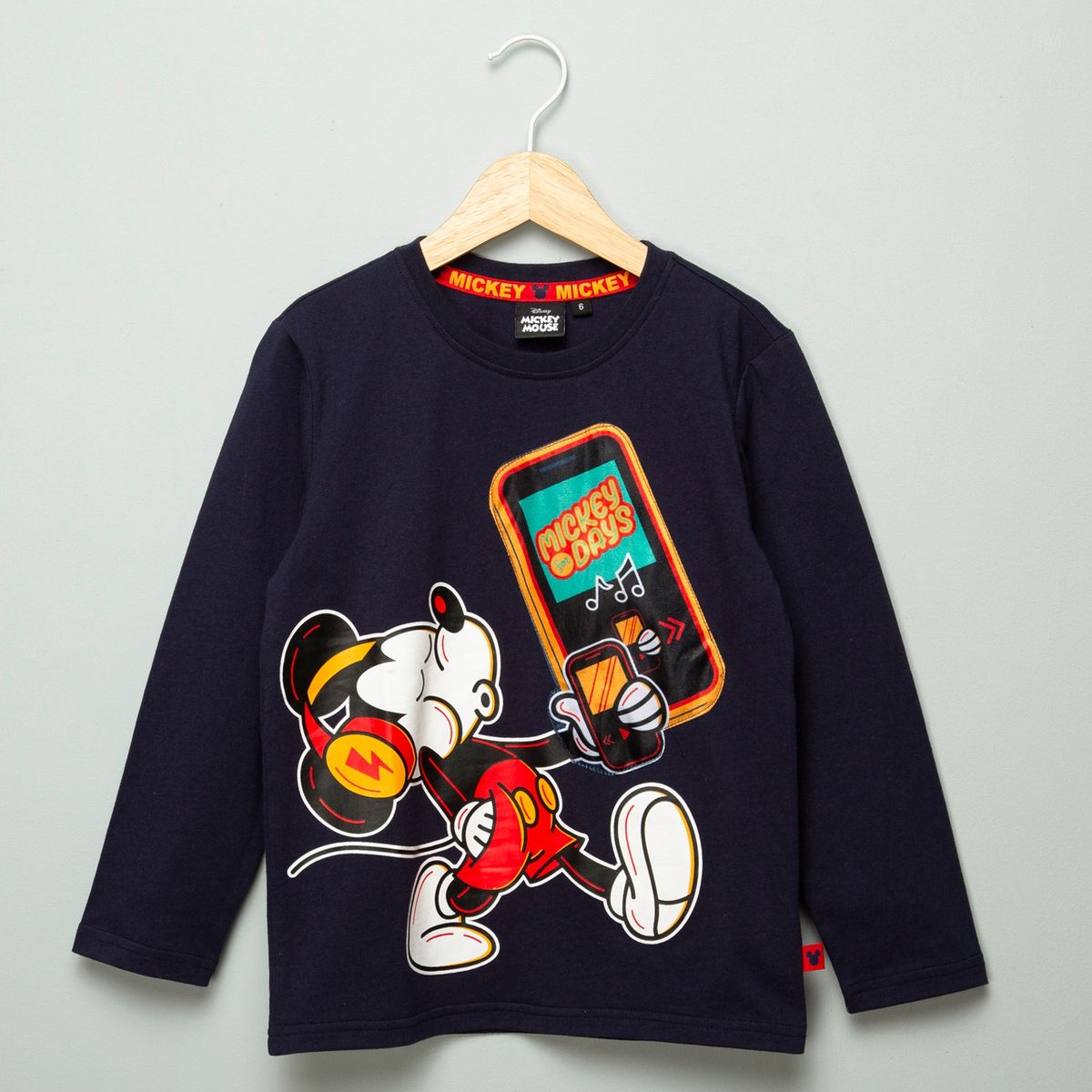 STD CHARACTERS - Polera Luces Niño Mickey Std Characters