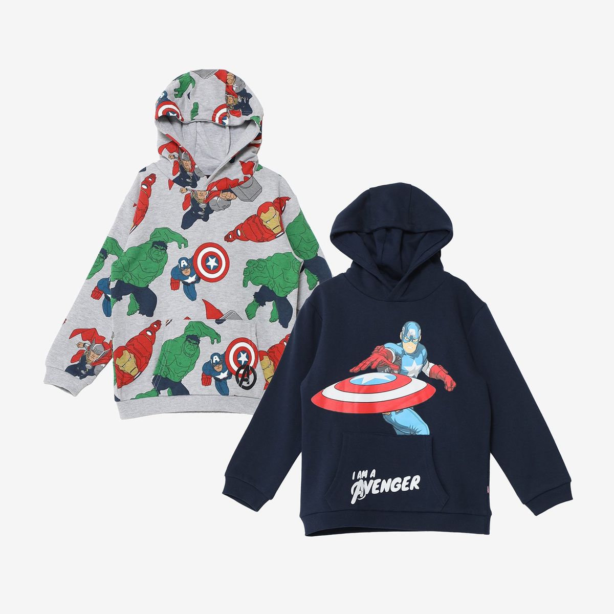 AVENGERS - Pack 2 Polerones Niño Avengers