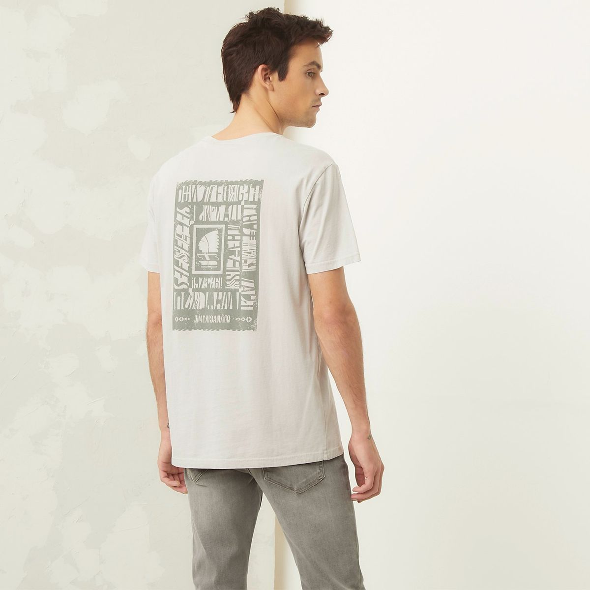 AMERICANINO - Polera Manga Corta Regular Fit Hombre Americanino