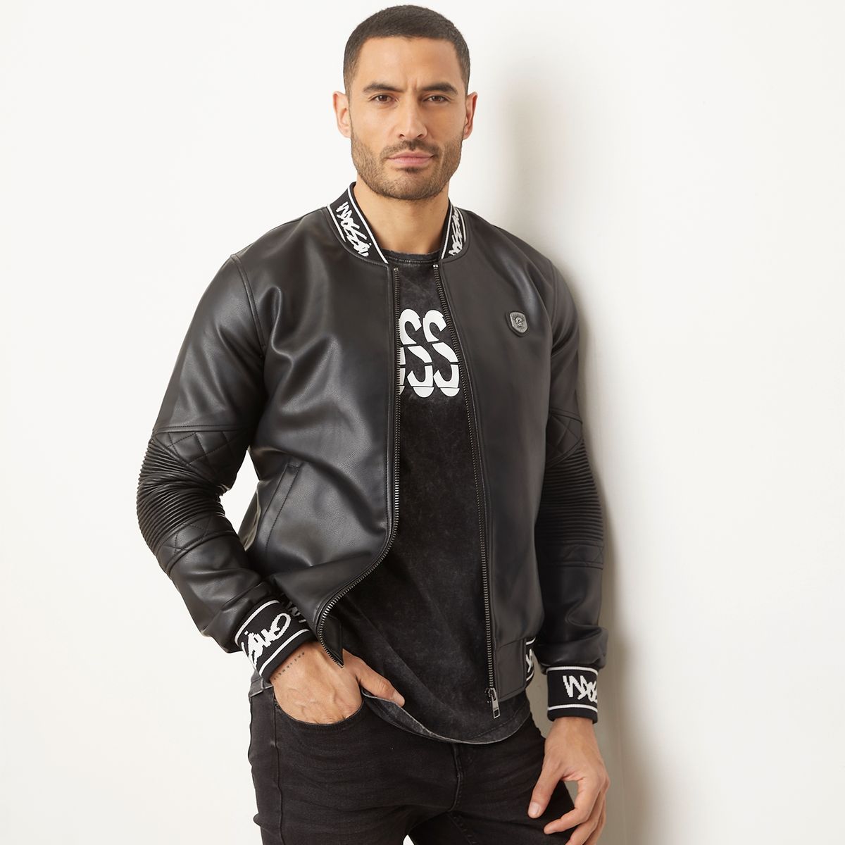 MOSSIMO - Chaqueta Bomber Casual Hombre Mossimo