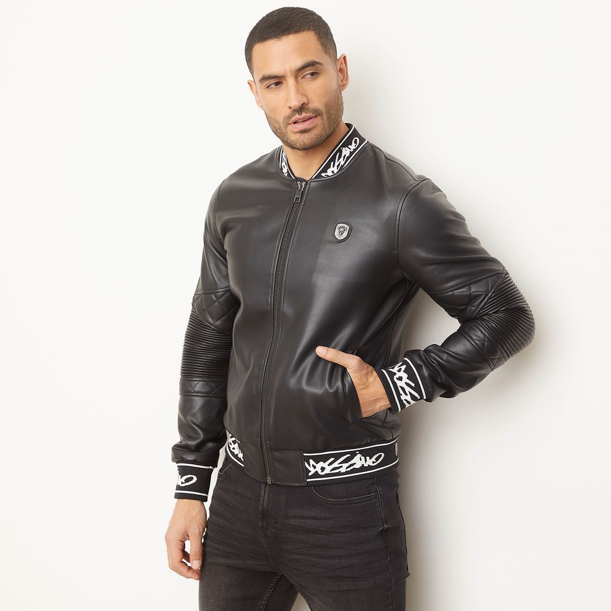 MOSSIMO - Chaqueta Bomber Casual Hombre Mossimo