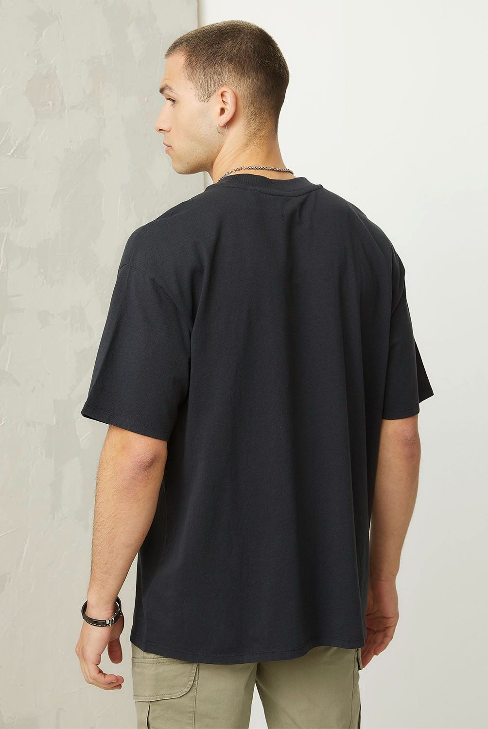 AMERICANINO - Polera Manga Corta Casual Oversize Hombre Americanino