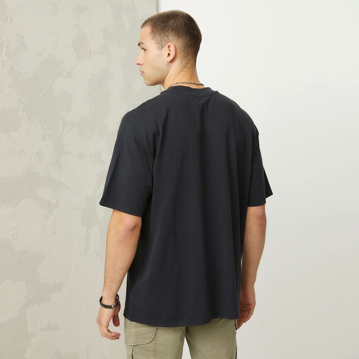 AMERICANINO - Polera Manga Corta Casual Oversize Hombre Americanino