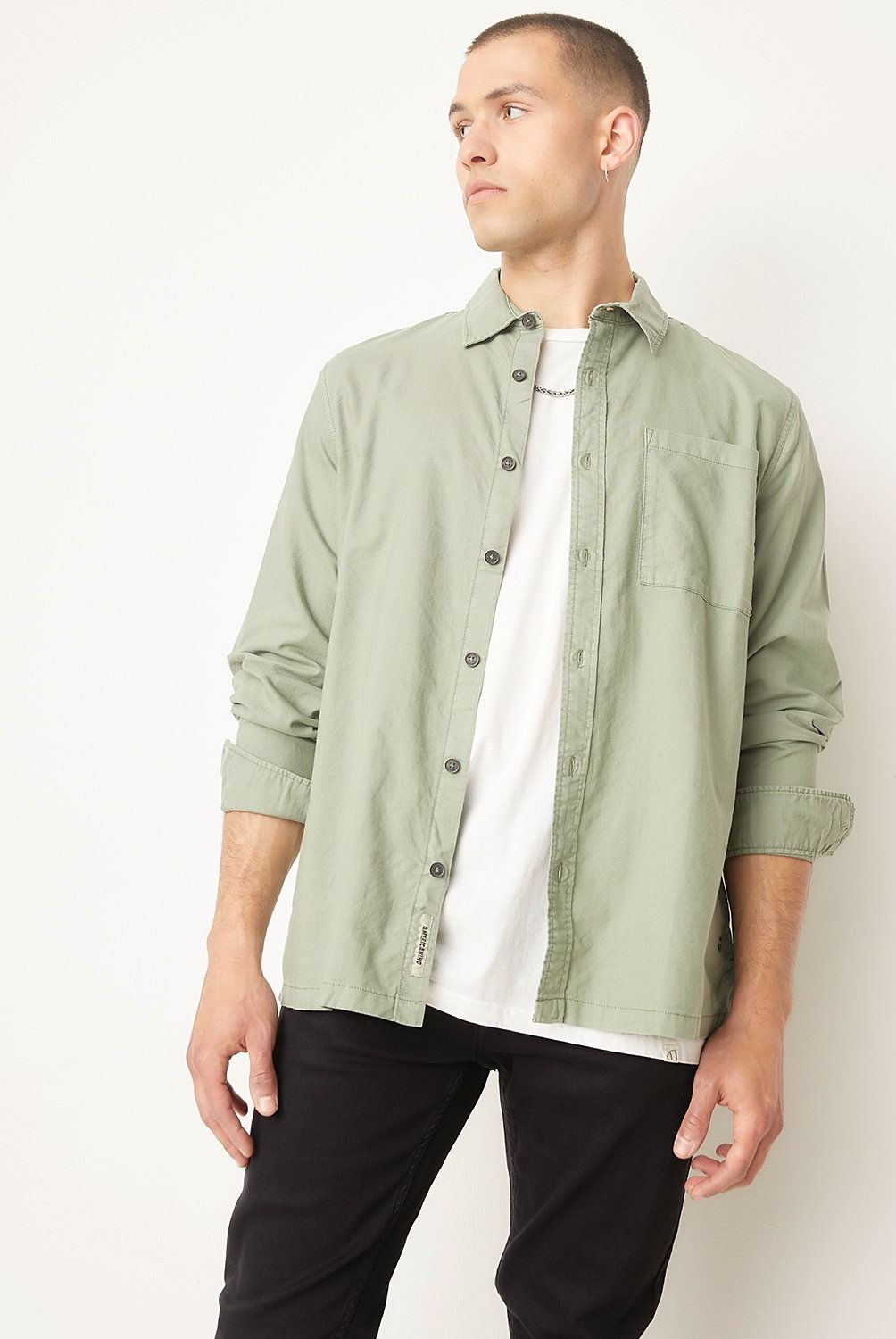 AMERICANINO - Camisa Slim Fit Algodón Hombre Americanino