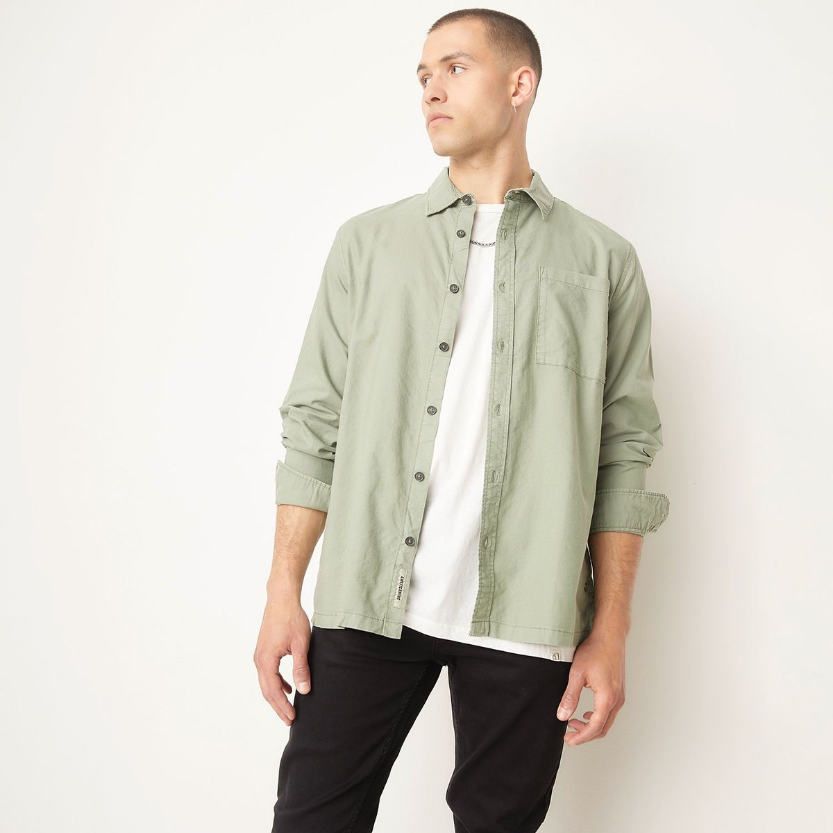 AMERICANINO - Camisa Slim Fit Algodón Hombre Americanino