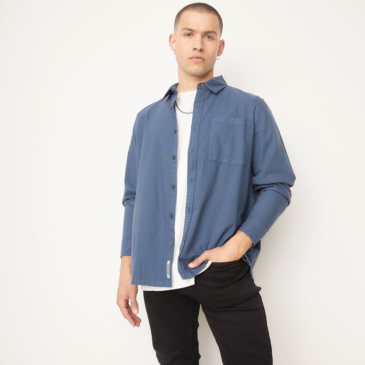 AMERICANINO - Camisa Slim Fit Algodón Hombre Americanino