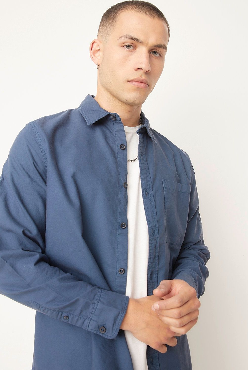 AMERICANINO - Camisa Slim Fit Algodón Hombre Americanino