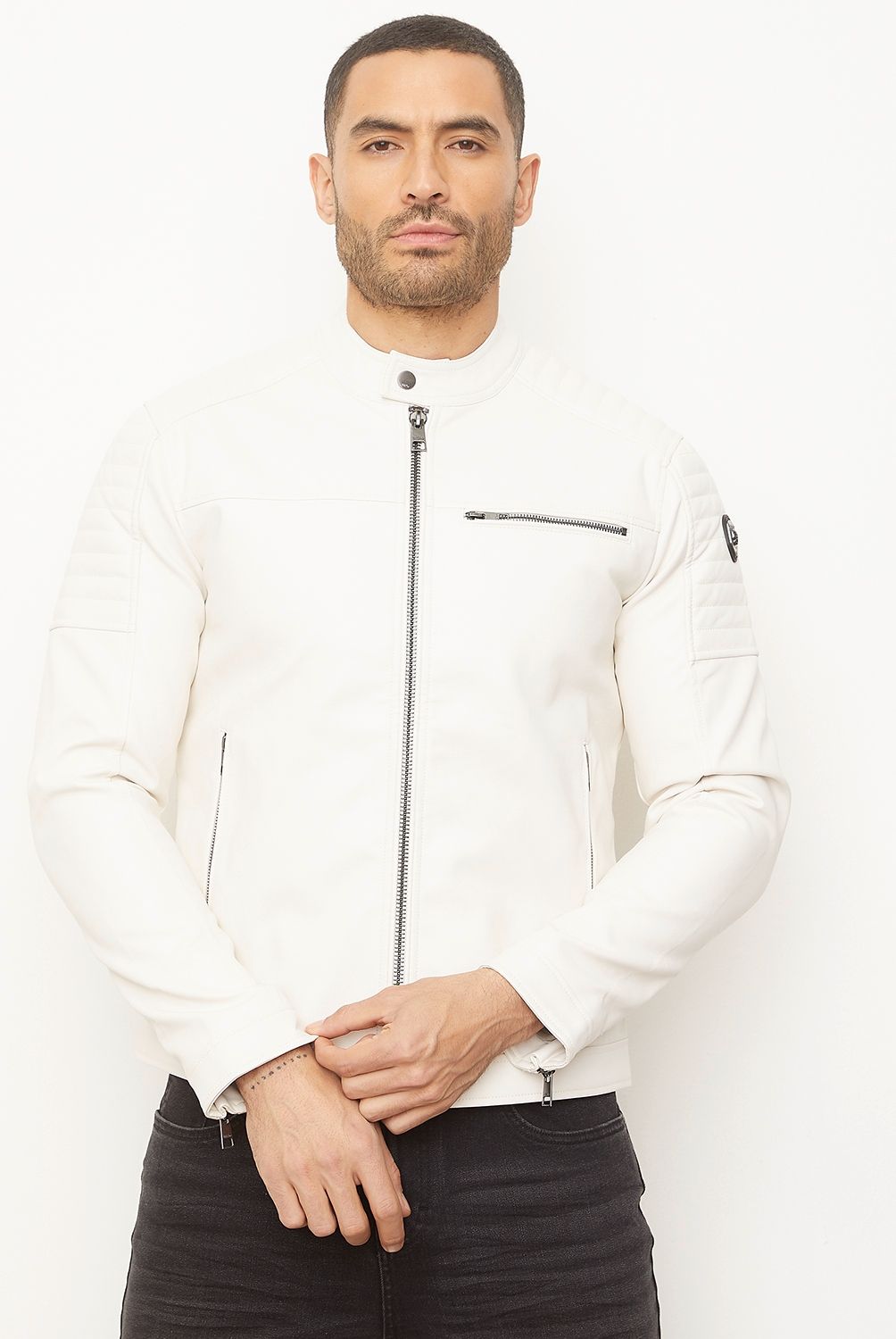 MOSSIMO - Chaqueta Pu Casual Hombre Mossimo
