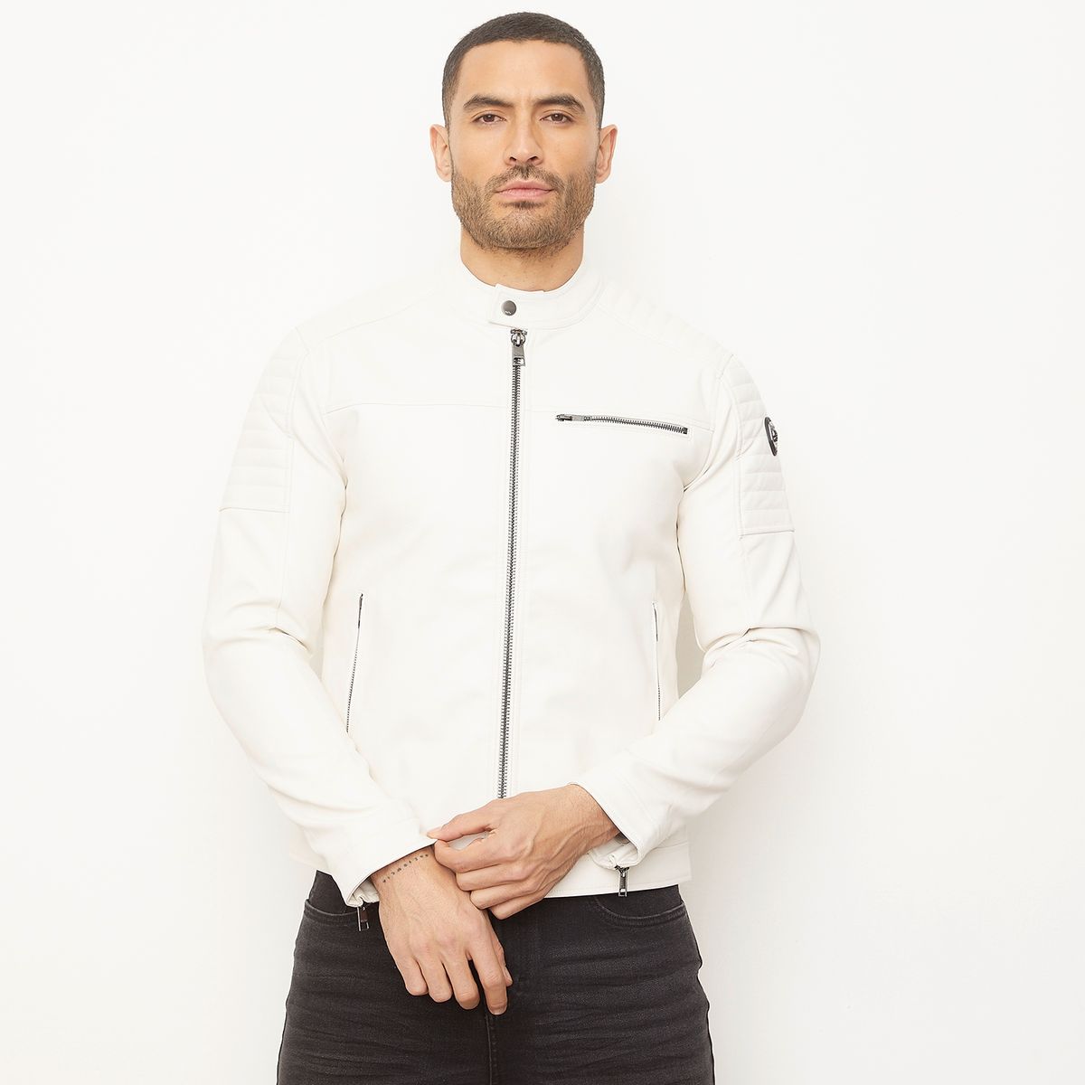 MOSSIMO - Chaqueta Pu Casual Hombre Mossimo