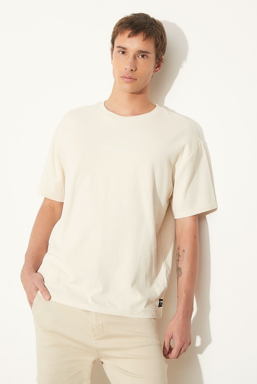 AMERICANINO - Polera Manga Corta Hombre Americanino