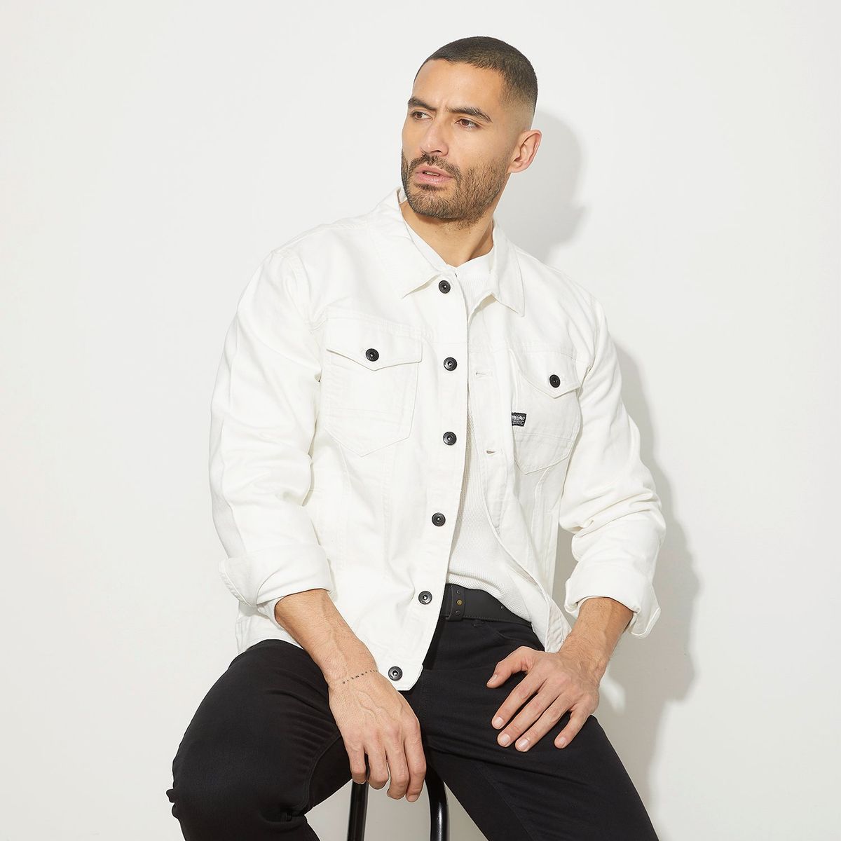 MOSSIMO - Chaqueta Denim Casual Hombre Mossimo