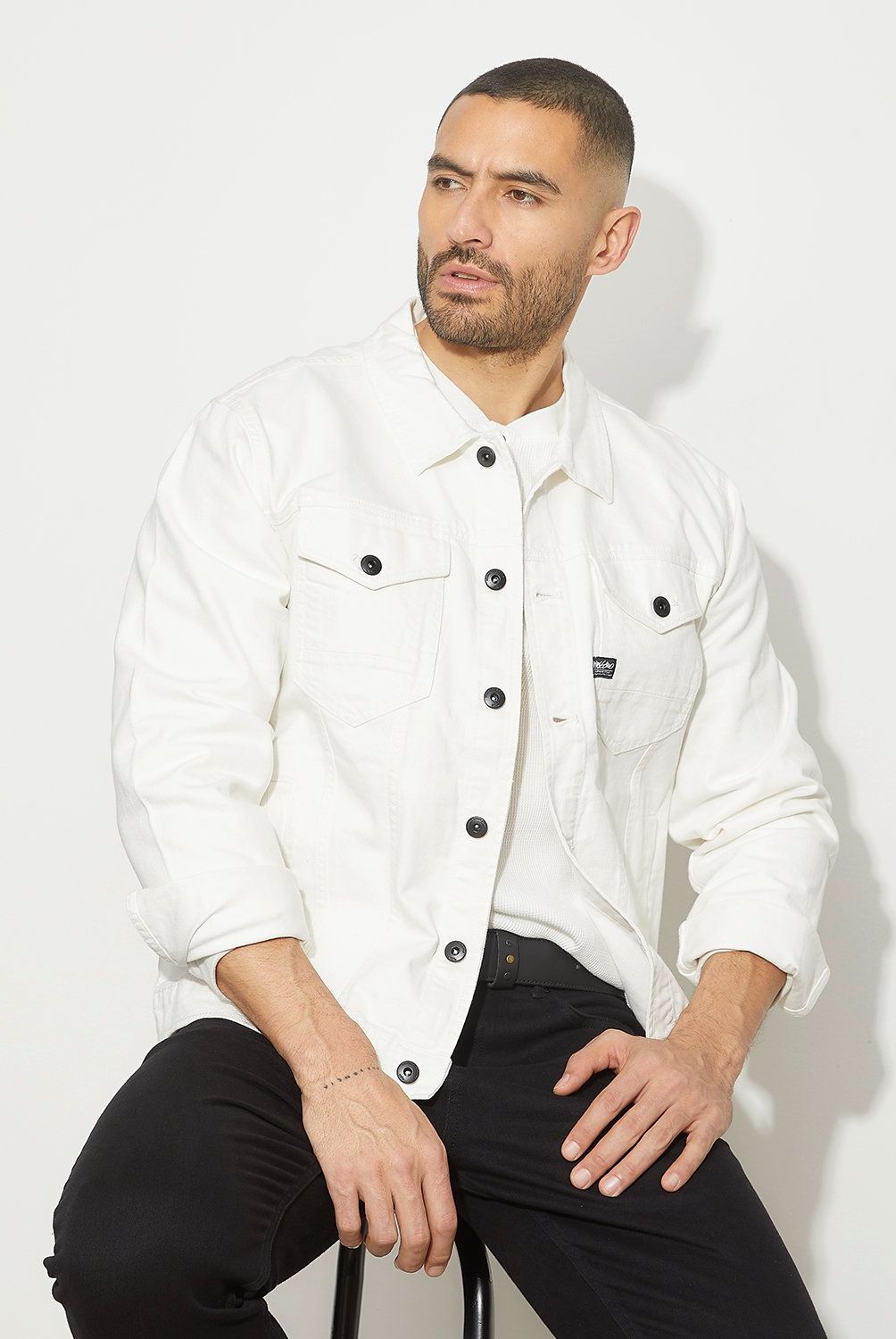 MOSSIMO - Chaqueta Denim Casual Hombre Mossimo